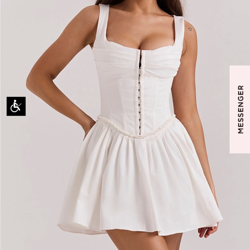 HOUSE OF CB pleated mini dress